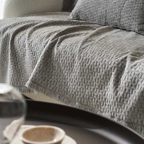 Ριχτάρι Πολυθρόνας (180x175) Gofis Home Ondine Silver Grey 184/15