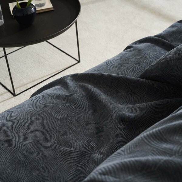 Ριχτάρι Πολυθρόνας Βελουτέ (180x180) Gofis Home Nimbus Pearl Grey 447/42
