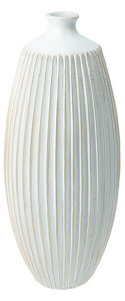Διακοσμητικό Βάζο (Φ12x31) K-M Off White APF670460