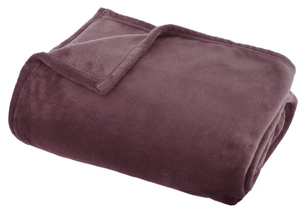 Κουβέρτα Καναπέ Fleece (130x180) A-S Ollis Mauve 156047M