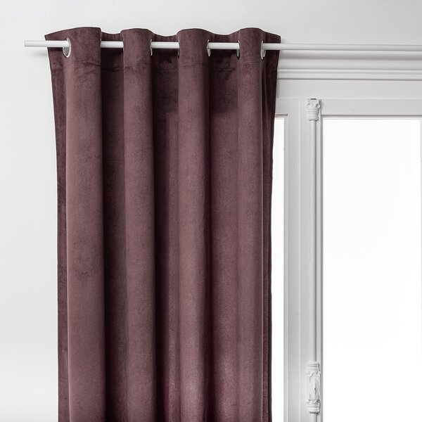 Κουρτίνα Βελουτέ (140x260) Με Τρουκς A-S Lilou Mauve 146202E
