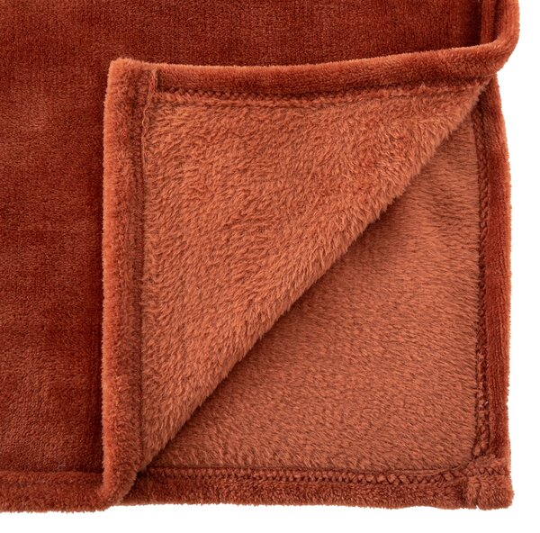 Κουβέρτα Καναπέ Fleece (130x180) A-S Flannel Terracotta 156047I