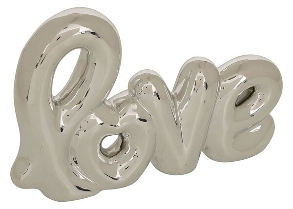 Διακοσμητικό Χώρου (21.4x4x14) A-S Love 211740 Silver