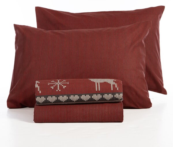 Φανελένια Σεντόνια Μονά (Σετ) Nef-Nef Homeware Flannel Tinsel