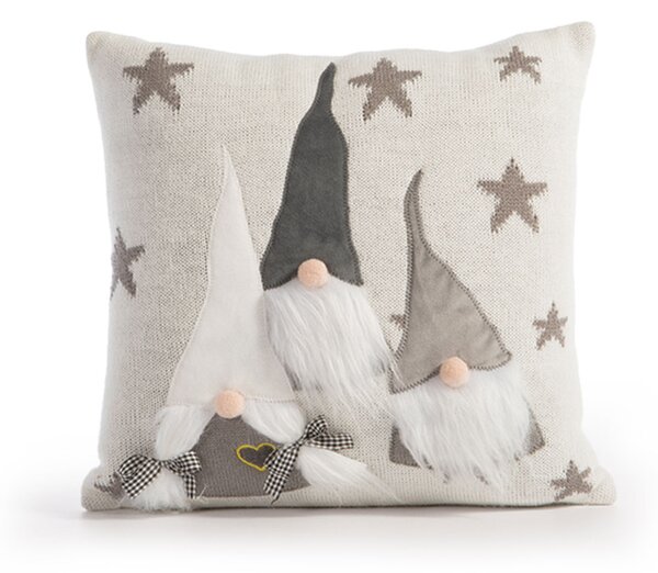 Χριστουγεννιάτικη Μαξιλαροθήκη (40x40) Nef-Nef Homeware Gnome Stars