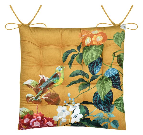 Μαξιλάρι Καρέκλας 2 Όψεων (38x38) S-F Emmy Mustard CUD917001GAL