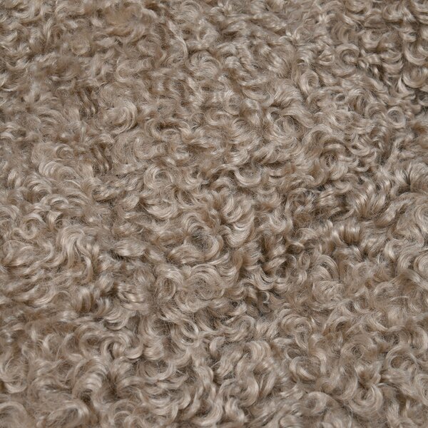 Διακοσμητικό Μαξιλάρι Μπουκλέ (Φ40x28) S-F Cozy Life Taupe C0E008001