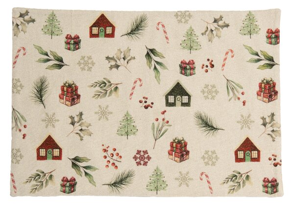 Χριστουγεννιάτικο Σουπλά (33x48) Nef-Nef Homeware White Christmas