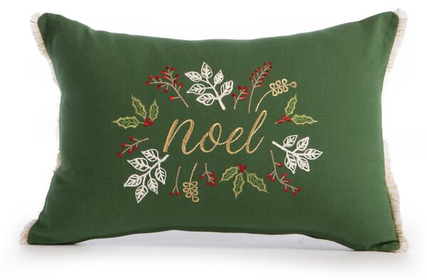Χριστουγεννιάτικο Μαξιλάρι (30x45) Nef-Nef Homeware Noel Verde Green/White