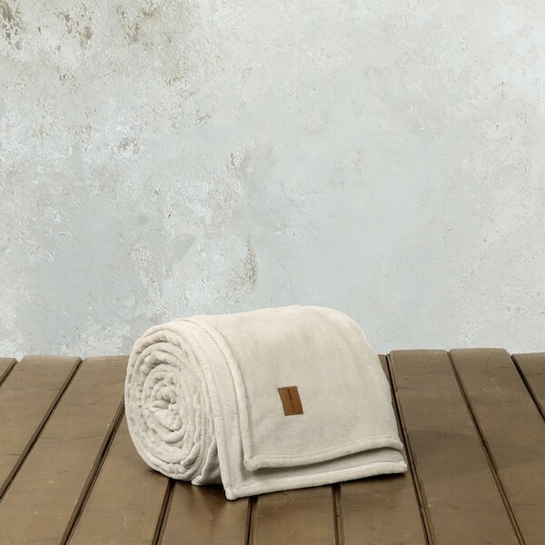 Κουβέρτα Fleece Υπέρδιπλη (220x240) Nima Alpa L.Beige