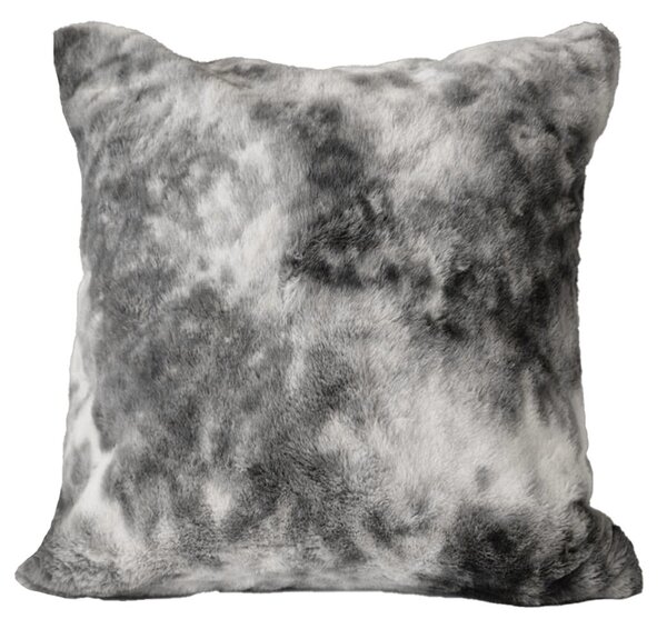 Διακοσμητική Μαξιλαροθήκη Γούνινη (45x45) Aslanis Home Rabbit Fur Γκρι