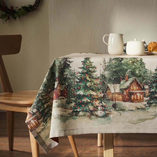 Χριστουγεννιάτικο Τραπεζομάντηλο (135x135) Gofis Home Xmas 205