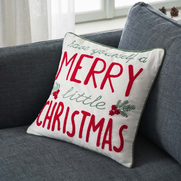 Χριστουγεννιάτικη Μαξιλαροθήκη (43x43) Gofis Home Xmas 385