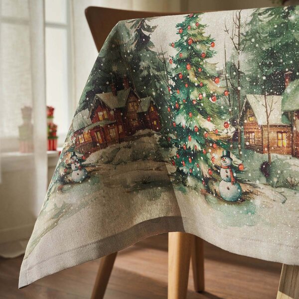 Χριστουγεννιάτικο Τραπεζομάντηλο (135x135) Gofis Home Xmas 205