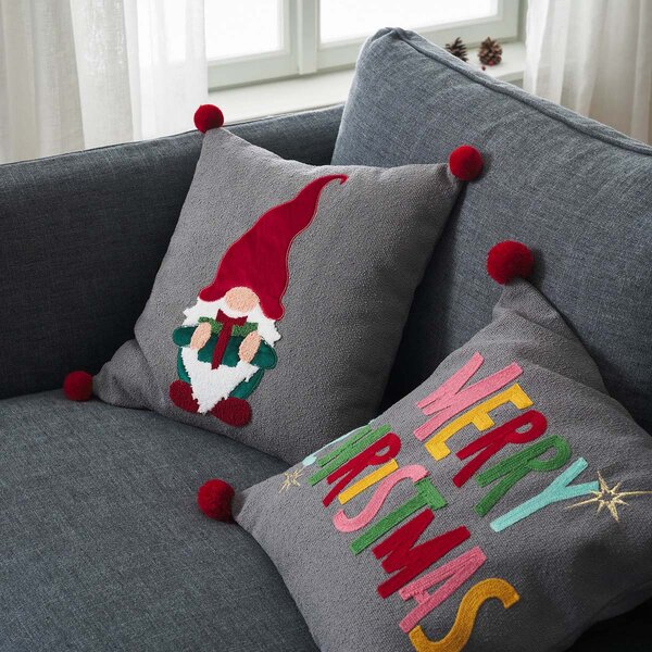 Χριστουγεννιάτικη Μαξιλαροθήκη (43x43) Gofis Home Xmas 361