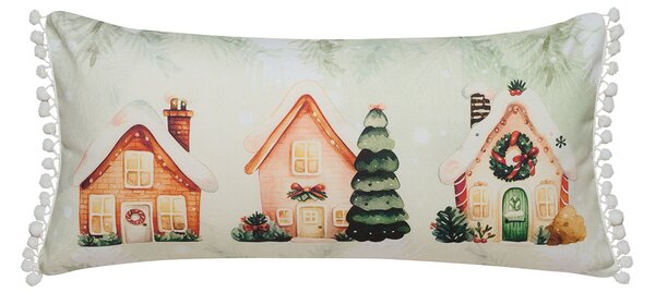 Χριστουγεννιάτικο Μαξιλάρι 2 Όψεων (30x60) Kentia Loft Snow 256