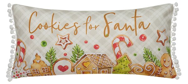 Χριστουγεννιάτικο Μαξιλάρι 2 Όψεων (30x60) Kentia Loft Snow 256