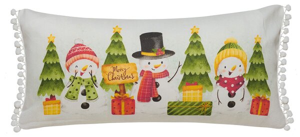 Χριστουγεννιάτικο Μαξιλάρι 2 Όψεων (30x60) Kentia Loft Snow 257