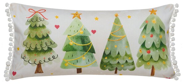Χριστουγεννιάτικο Μαξιλάρι 2 Όψεων (30x60) Kentia Loft Snow 257