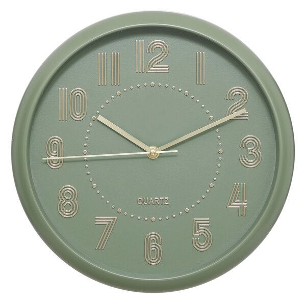 Ρολόι Τοίχου (Φ30) A-S Alizee Olive 212933B