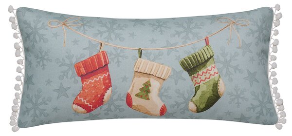 Χριστουγεννιάτικο Μαξιλάρι 2 Όψεων (30x60) Kentia Loft Snow 258