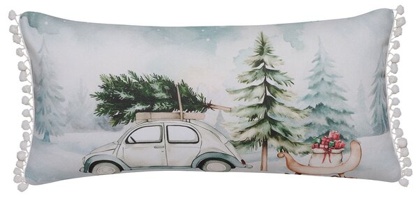Χριστουγεννιάτικο Μαξιλάρι 2 Όψεων (30x60) Kentia Loft Snow 258