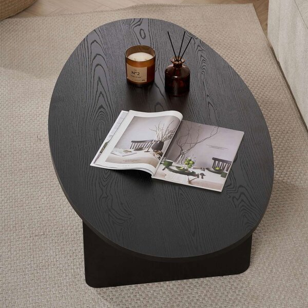 Τραπέζι Σαλονιού (120x65x40) A-G Orba 838NRD1105 Wood Black