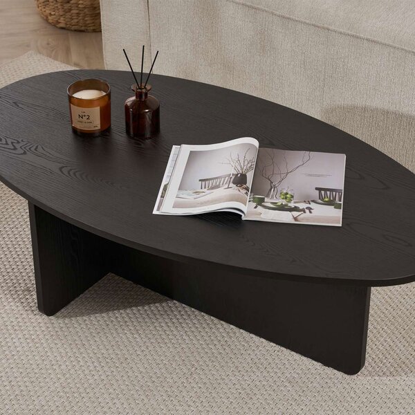 Τραπέζι Σαλονιού (120x65x40) A-G Orba 838NRD1105 Wood Black
