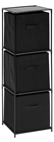 Συρταριέρα 3 Θέσεων (34x34x99) F-V Mix'n Modul Black 193643