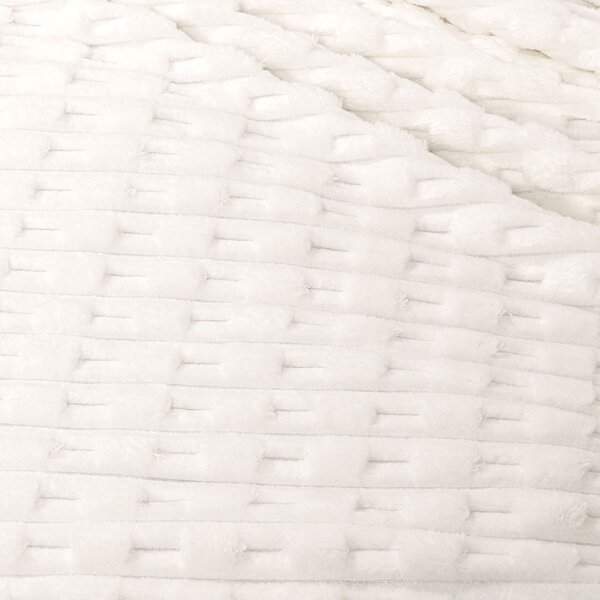 Κουβέρτα Fleece Μονή (160x220) Nima Savara Ivory
