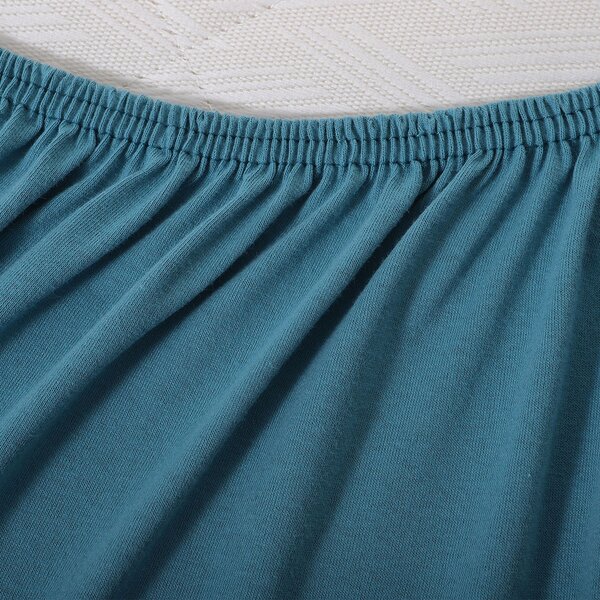 Σεντόνι Μονό Με Λάστιχο (100x200+35) Silk Fashion Jersey Petrol