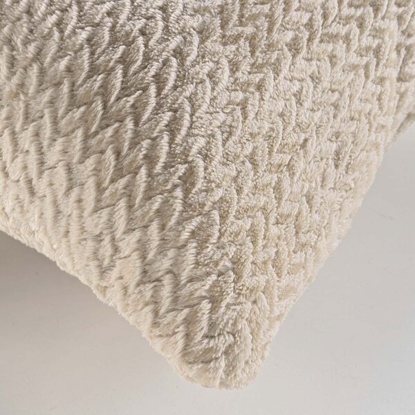 Διακοσμητικό Μαξιλάρι Βελουτέ (45x45) L-C Flanela Beige 1612757