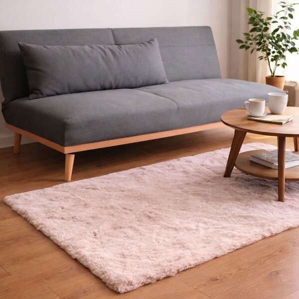 Χαλί Γούνινο (120x170) Ravelia Fluffy Pink