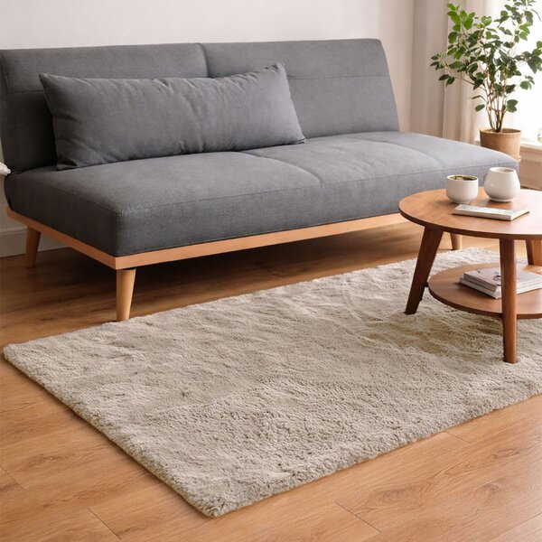 Χαλί Γούνινο (150x200) Ravelia Fluffy Taupe