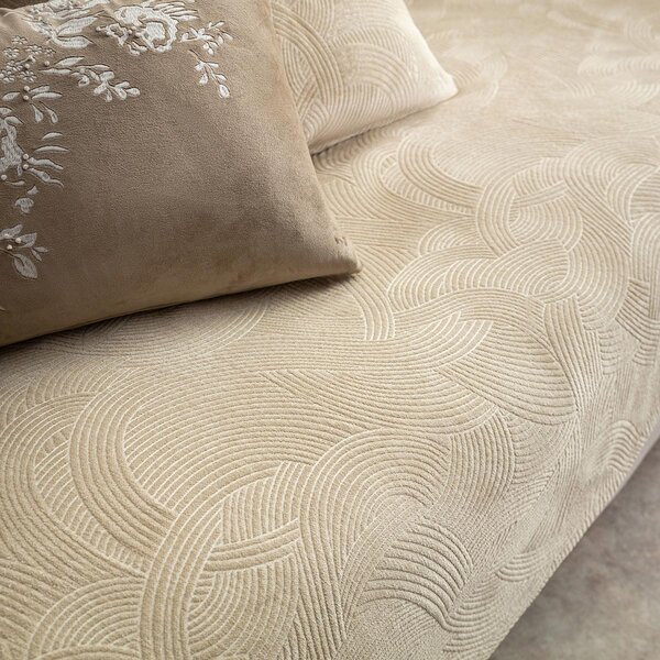 Ριχτάρι Πολυθρόνας Βελουτέ (180x180) Gofis Home Nimbus Willow Beige 447/52