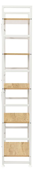 Ραφιέρα Δαπέδου 5 Θέσεων (60x35x159) Spitishop Muse Natural/White