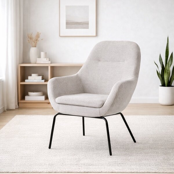 Πολυθρόνα (81.5x76x94.5) Spitishop Harbor Cloud Light Grey