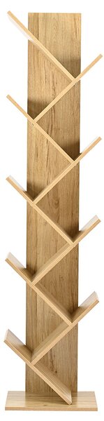 Βιβλιοθήκη Δαπέδου 8 Θέσεων (40x30x174) Spitishop Libro Natural