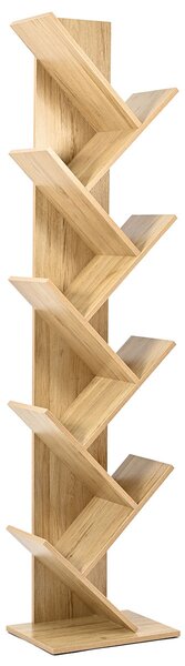 Βιβλιοθήκη Δαπέδου 8 Θέσεων (40x30x174) Spitishop Libro Natural
