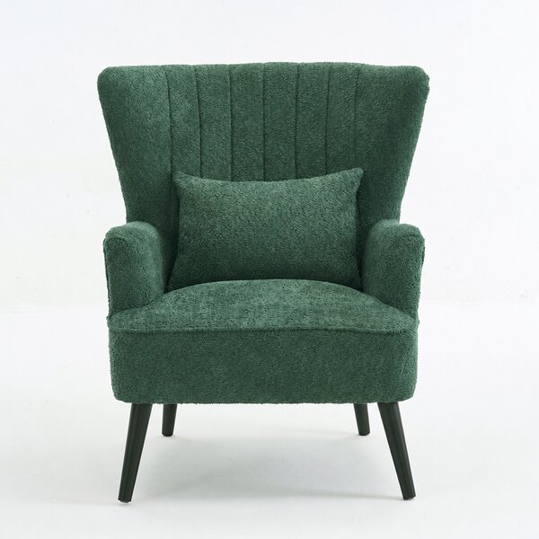 Πολυθρόνα Μπουκλέ (79x76.5x95.5) Spitishop Embrace Green