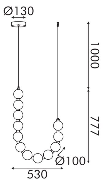 Φωτιστικό Οροφής Μονόφωτο LED Aca Lolly HM238LEDP12 Brass Gold/White
