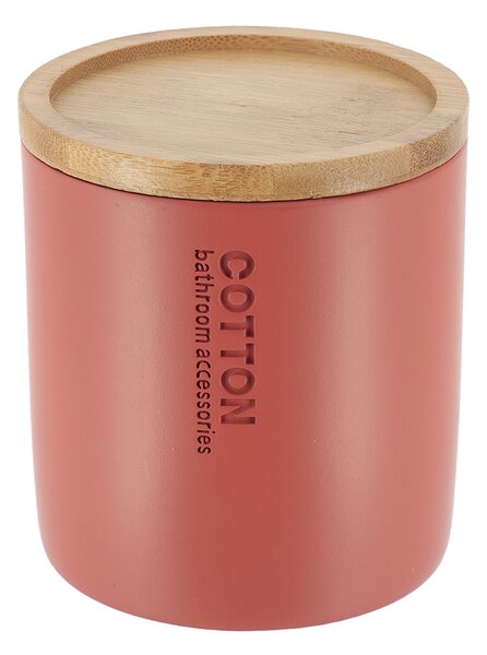 Βαμβακοθήκη (Φ9.5x11) T-D Terracotta/Bamboo 67101125