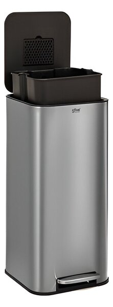 Κάδος Απορριμμάτων (33x29x63) F-V 30lt Delta Stainless 206702