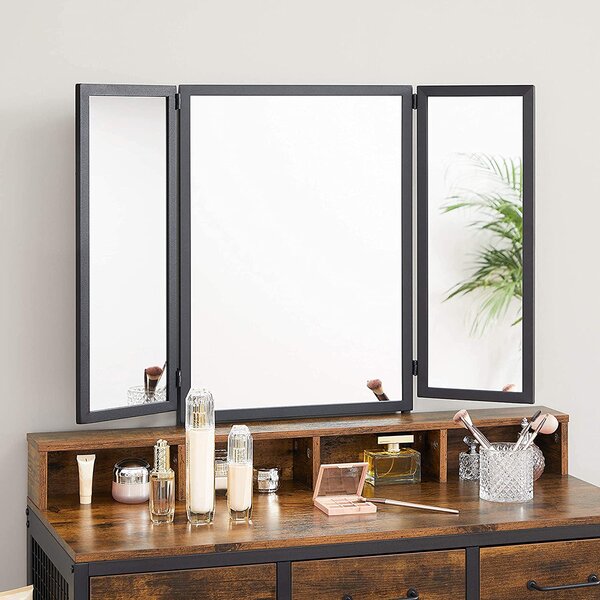 Μπουντουάρ Με Καθρέφτη & Σκαμπό (90x40x141) Vasagle RVT004B01V2