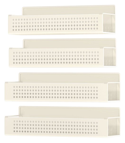 Μαγνητικά Ράφια Για Μπαχαρικά (Σετ 4τμχ) Songmics KCS061W01