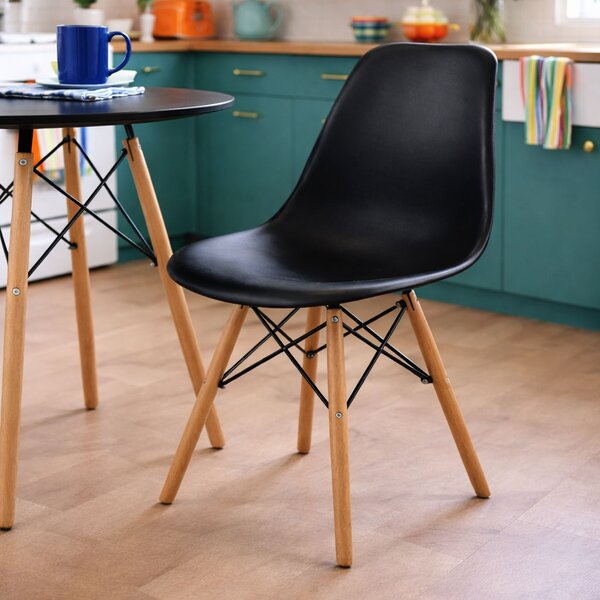 Καρέκλα Τραπεζαρίας (44x56x81) Spitishop Urban Black