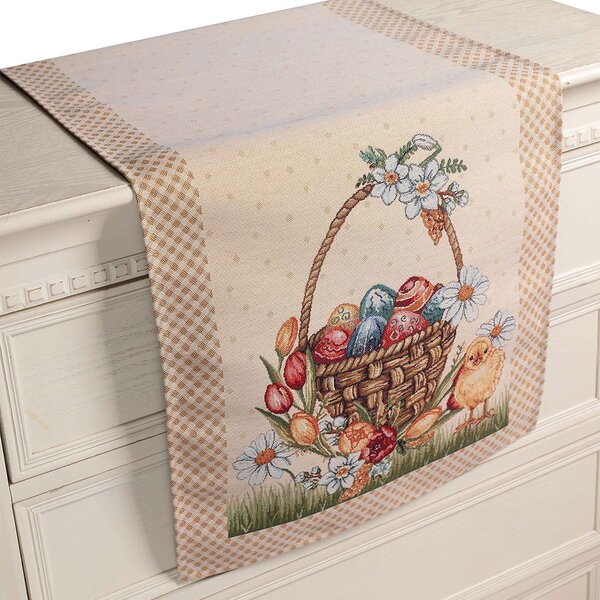 Πασχαλινή Τραβέρσα (45x140) Silk Fashion Sweet Chick