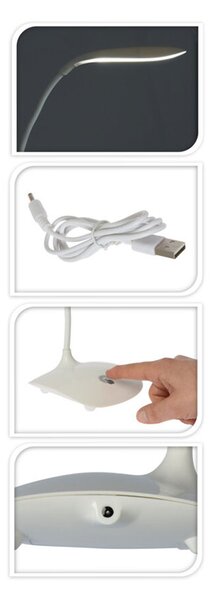 Πορτατίφ Αφής Με USB K-M White FC4500460