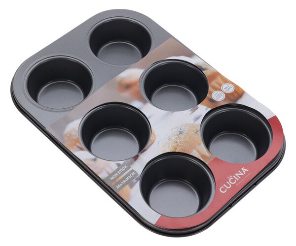 Φόρμα Για 6 Cupcake/Muffin (26.5x18x3) K-M 309400540