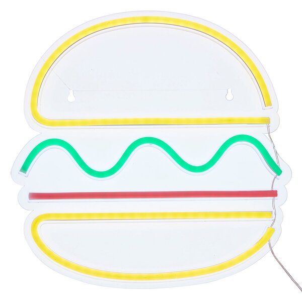 Διακοσμητικό Φωτιστικό Τοίχου LED Με USB A-S Burger 213771